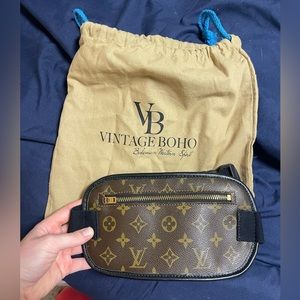 vintage boho louis vuitton fanny pack